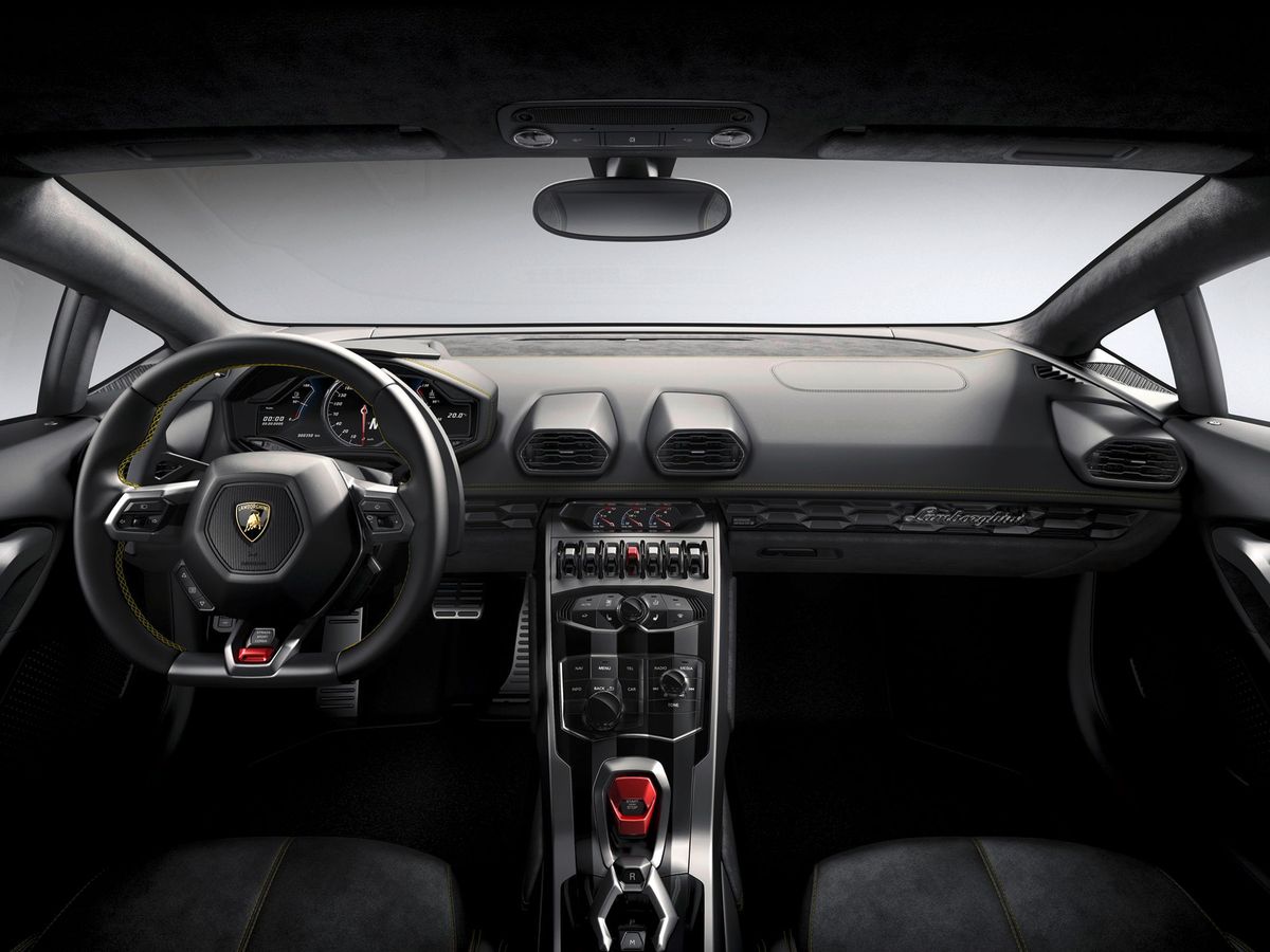 Lamborghini Huracan 2014. Dashboard. Coupe, 1 generation