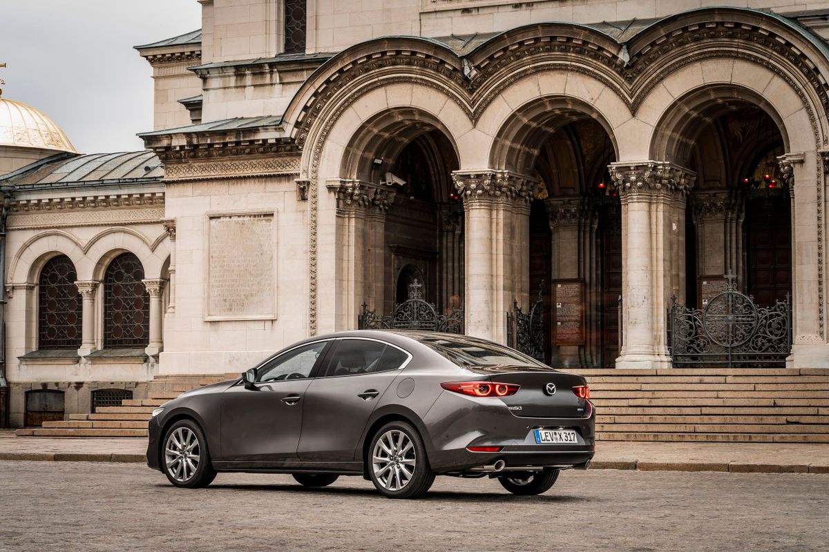 Mazda 3 2018. Кузов, экстерьер. Седан, 4 поколение