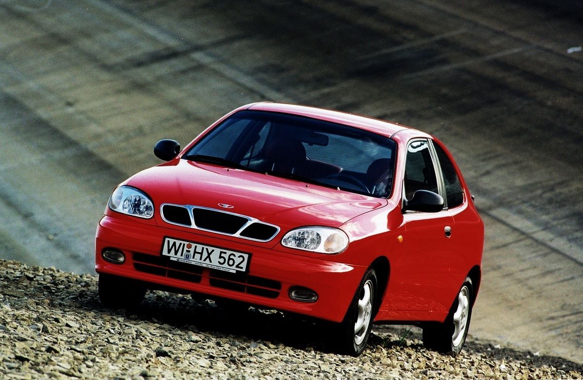 Daewoo Lanos 1997. Carrosserie, extérieur. Mini 3-portes, 1 génération