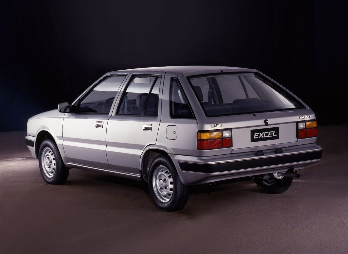 Hyundai Pony 1985. Carrosserie, extérieur. Hatchback 5-portes, 3 génération