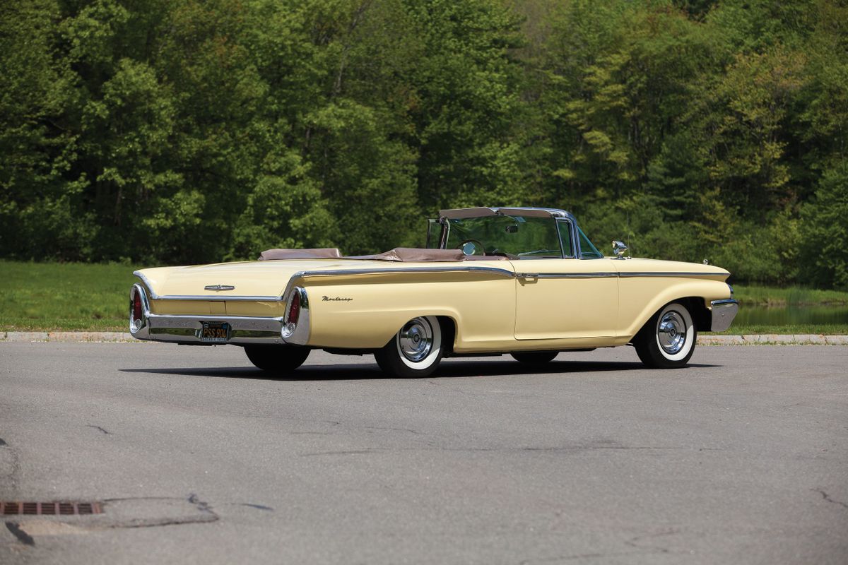 Mercury Monterey 1959. Carrosserie, extérieur. Cabriolet, 4 génération