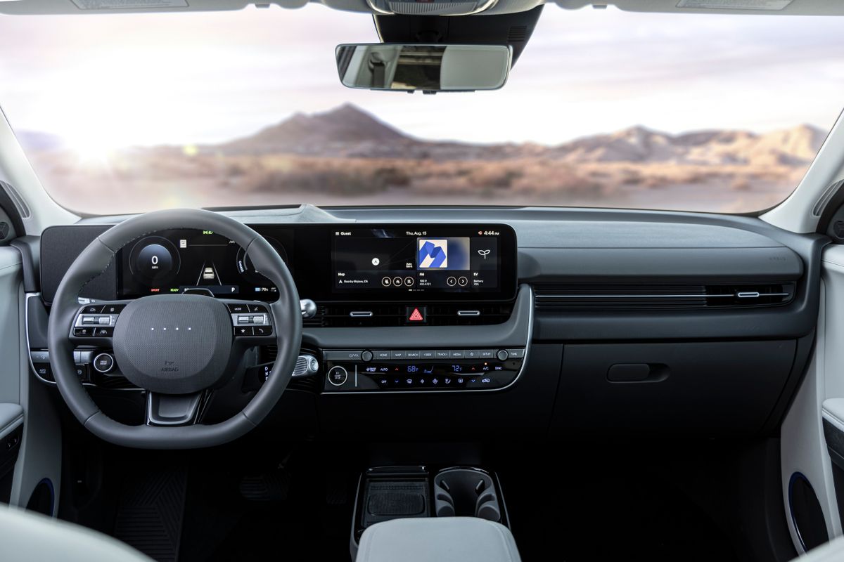 Hyundai IONIQ 5 2024. Панель приборов. Хэтчбек 5 дв., 1 поколение, рестайлинг