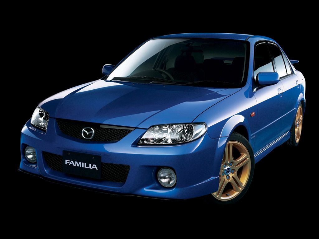 Mazda Familia 1998. Carrosserie, extérieur. Berline, 9 génération