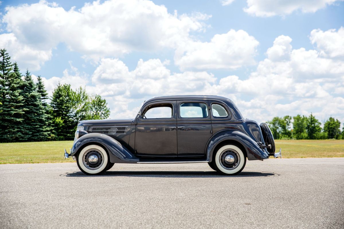 Ford V8 1936. Bodywork, Exterior. Sedan, 2 generation