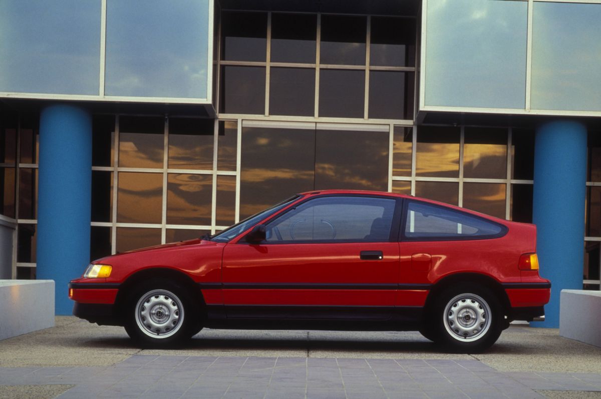 Honda CR-X 1987. Carrosserie, extérieur. Coupé, 2 génération