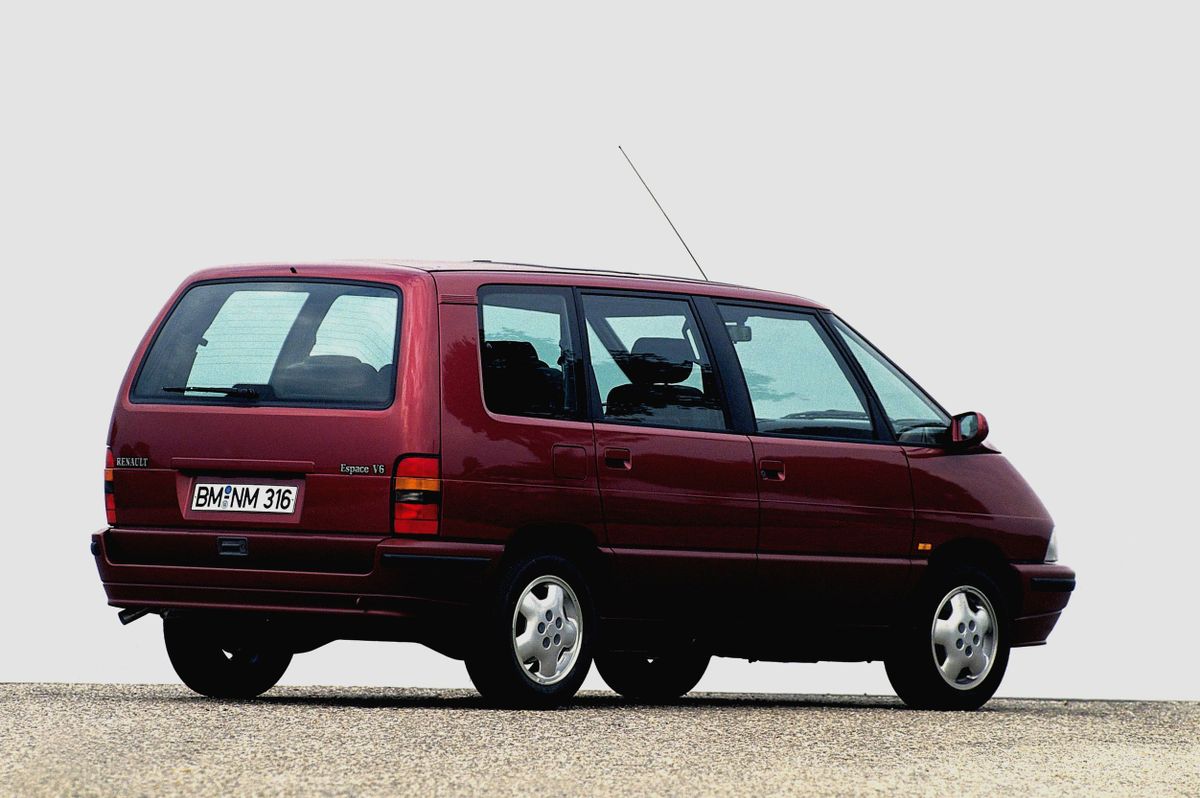 Renault Espace 1991. Carrosserie, extérieur. Monospace, 2 génération