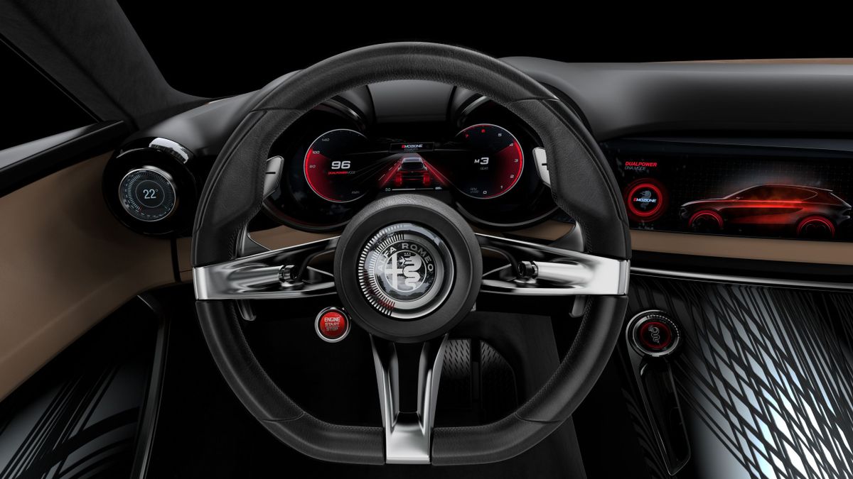 Alfa Romeo Tonale 2022. Tableau de bord. VUS 5-portes, 1 génération