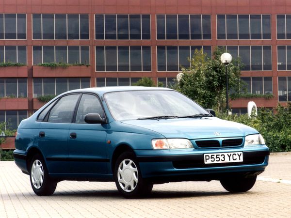 Toyota Carina E 1992. Carrosserie, extérieur. Liftback, 1 génération