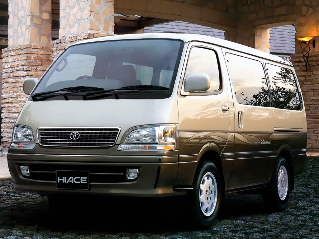 Toyota HiAce 1989 года выпуска, 2 поколение, минивэн - комплектации и модификаци