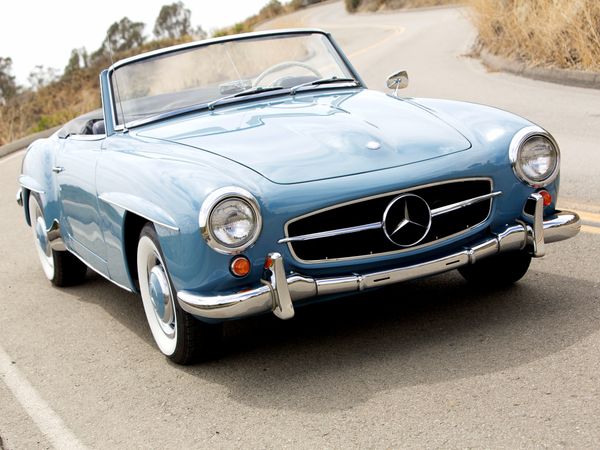 مرسيدس بنز 190 SL 1955. الهيكل، المظهر الخارجي. رودستر, 1 الجيل