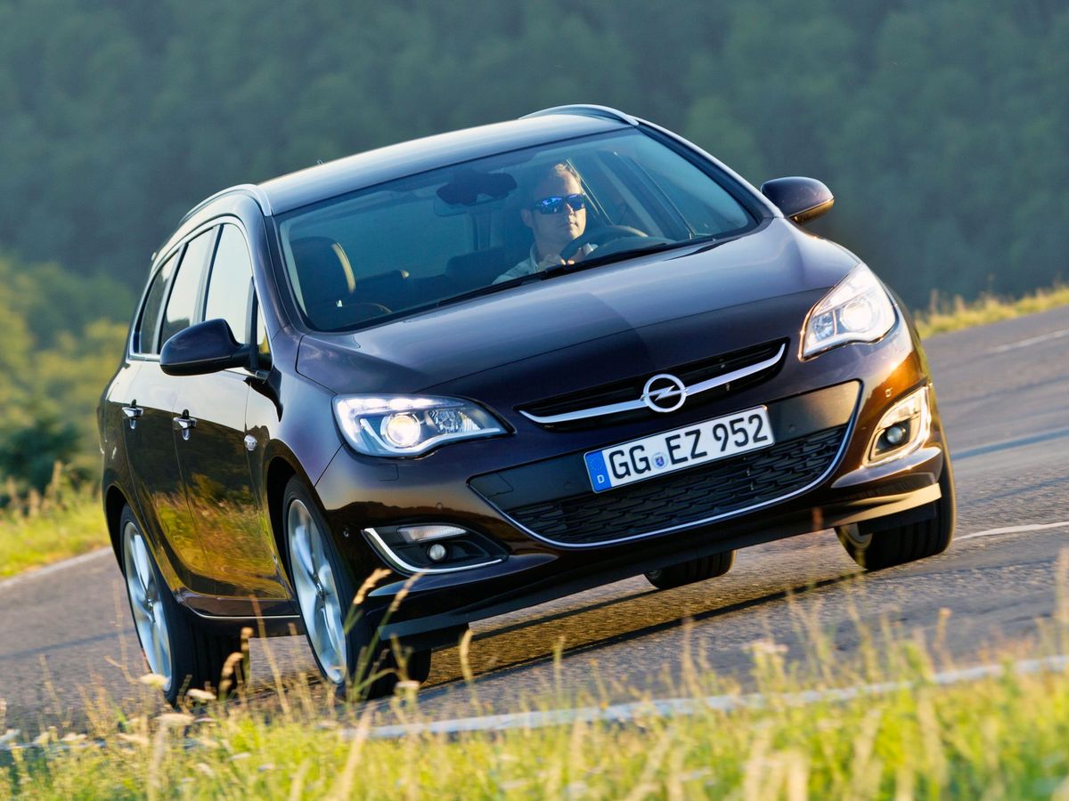 Opel Astra 2012. Carrosserie, extérieur. Break 5-portes, 4 génération, restyling
