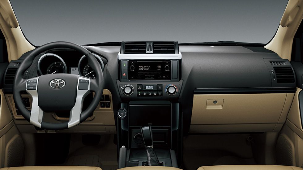 Toyota Land Cruiser 2013. Dashboard. SUV 3-doors, 4 generation, restyling