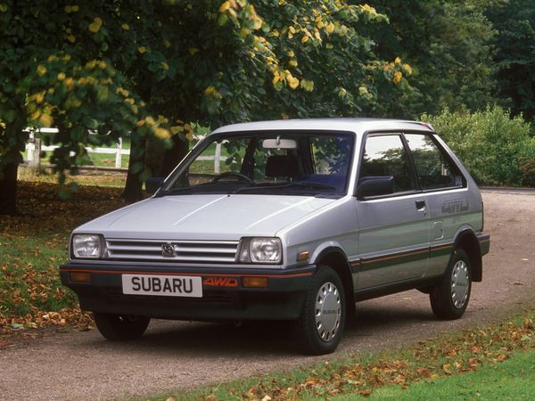 Subaru Justy 1984. Bodywork, Exterior. Mini 3-doors, 1 generation