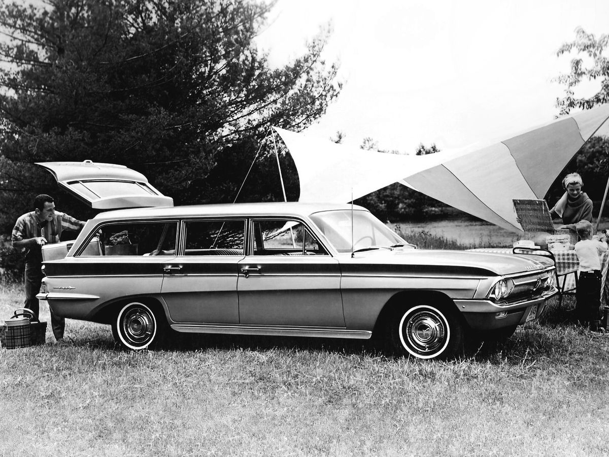 Oldsmobile F-85 1961. Carrosserie, extérieur. Break 5-portes, 1 génération