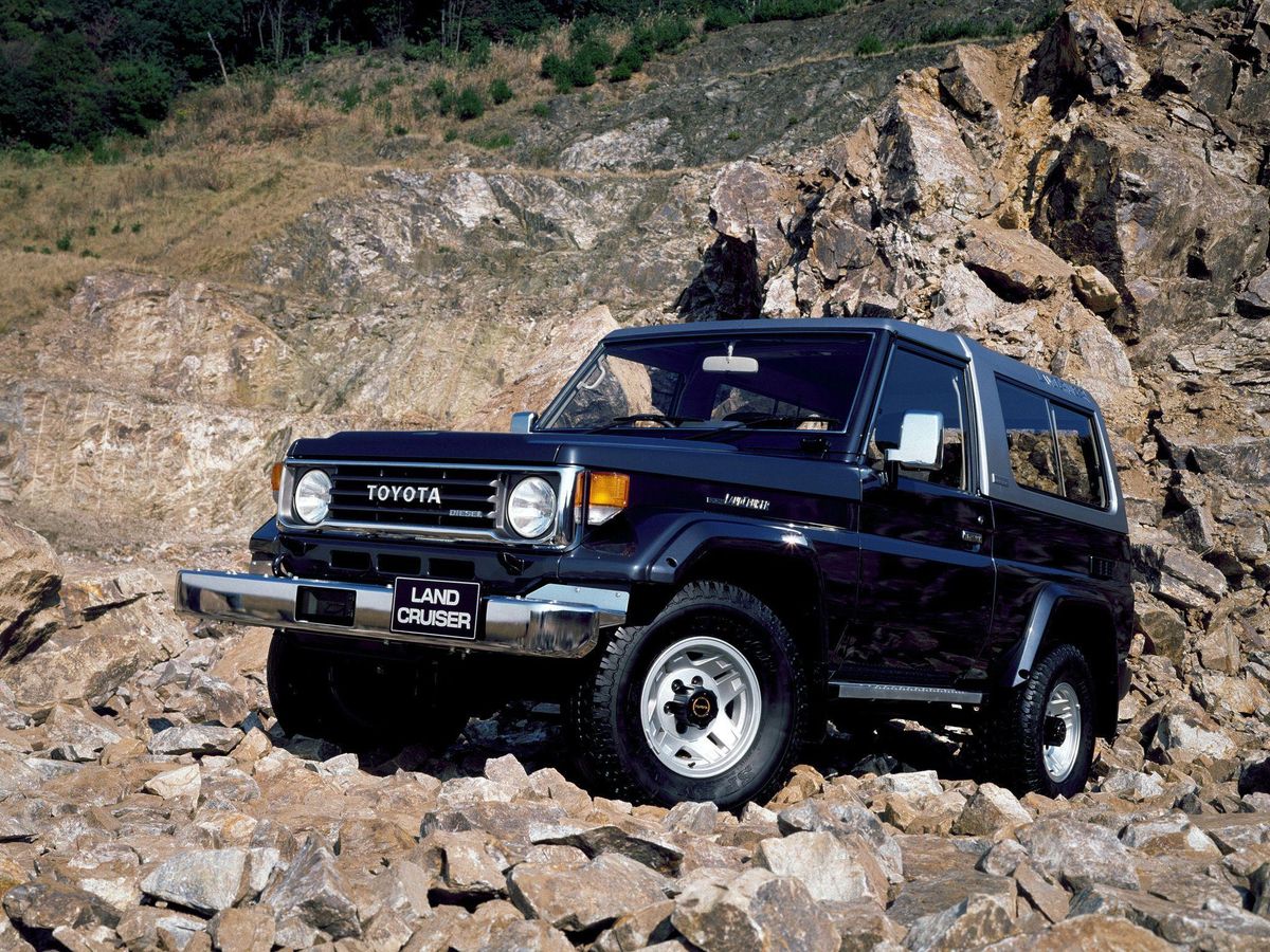 Toyota LC 1995. Carrosserie, extérieur. VUS 3-portes, 8 génération, restyling