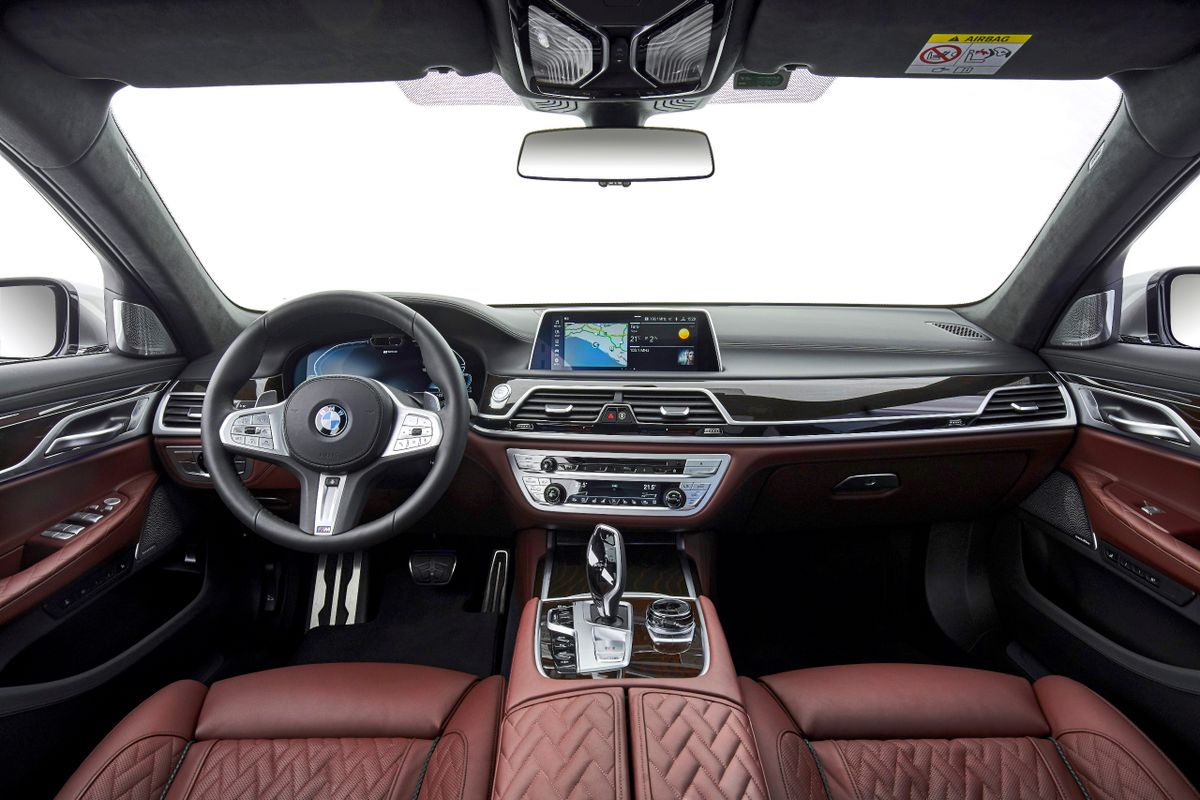 BMW 7 series 2019. Front seats. Sedan Long, 6 generation, restyling
