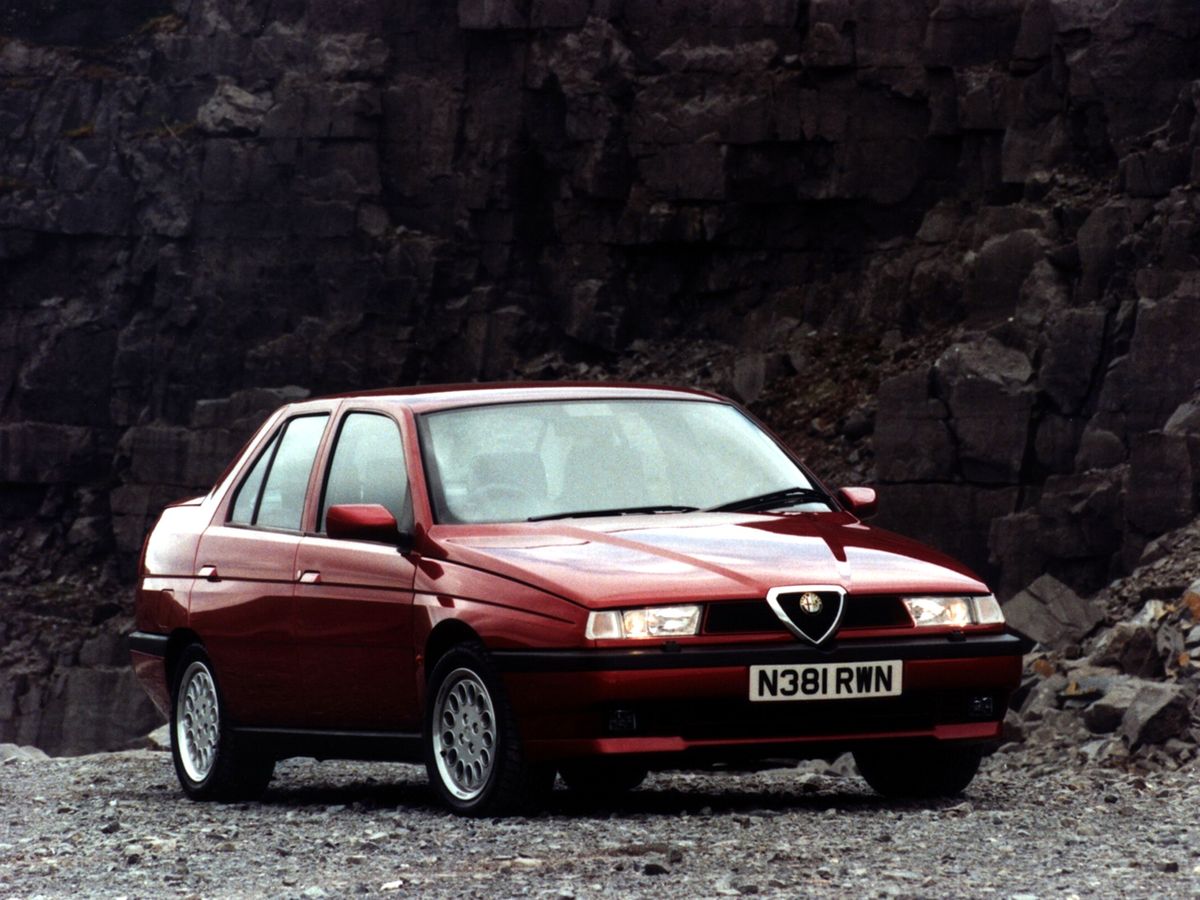 Alfa Romeo 155 1995. Carrosserie, extérieur. Berline, 1 génération, restyling