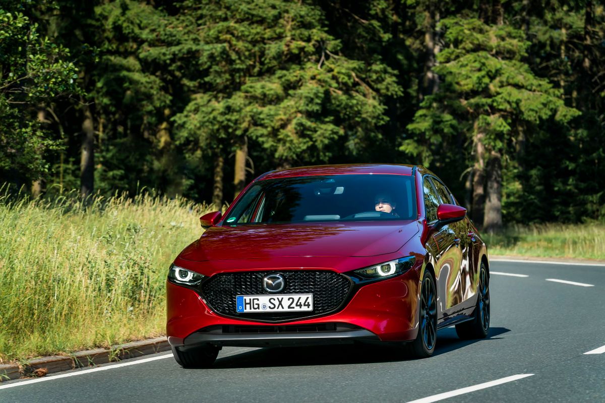 Mazda 3 2018. Кузов, экстерьер. Хэтчбек 5 дв., 4 поколение