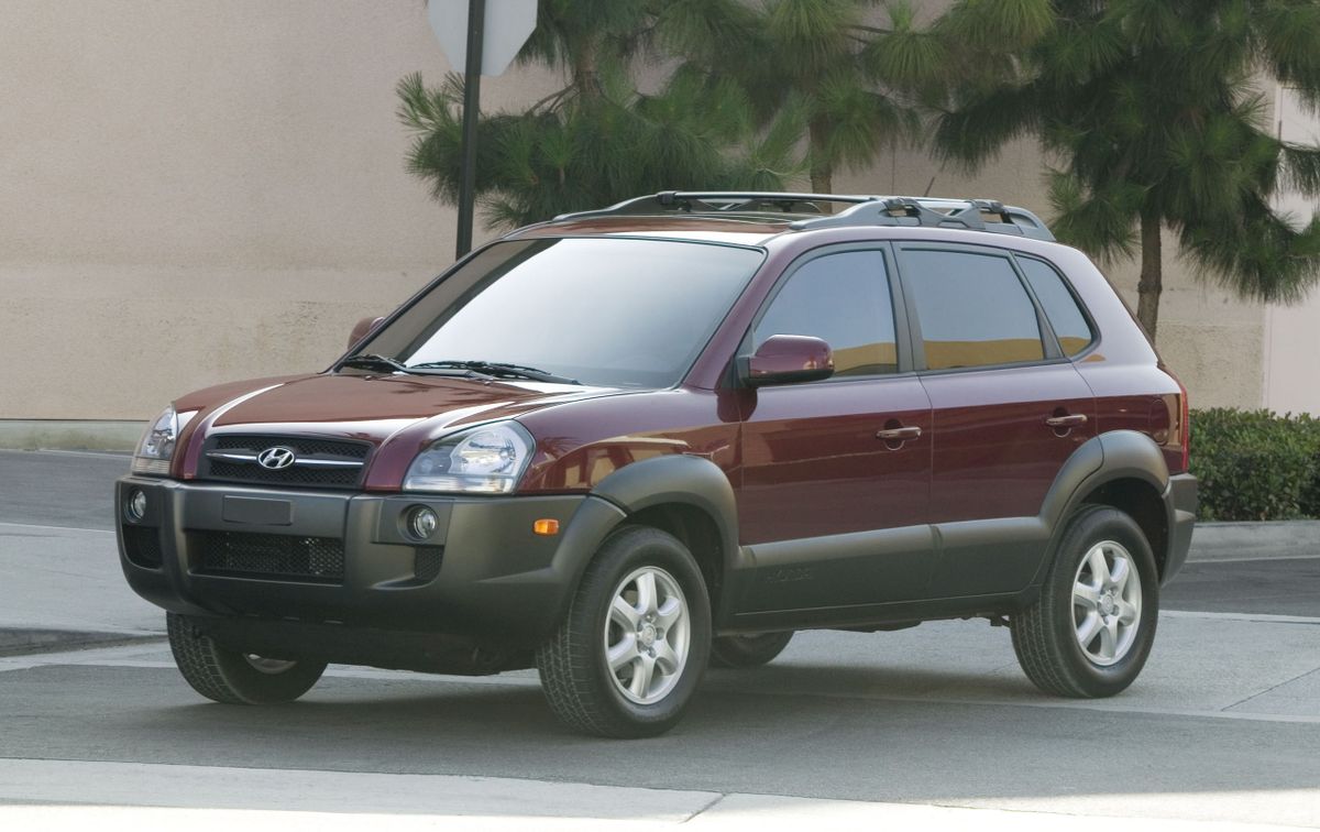 Hyundai Tucson 2004. Carrosserie, extérieur. VUS 5-portes, 1 génération