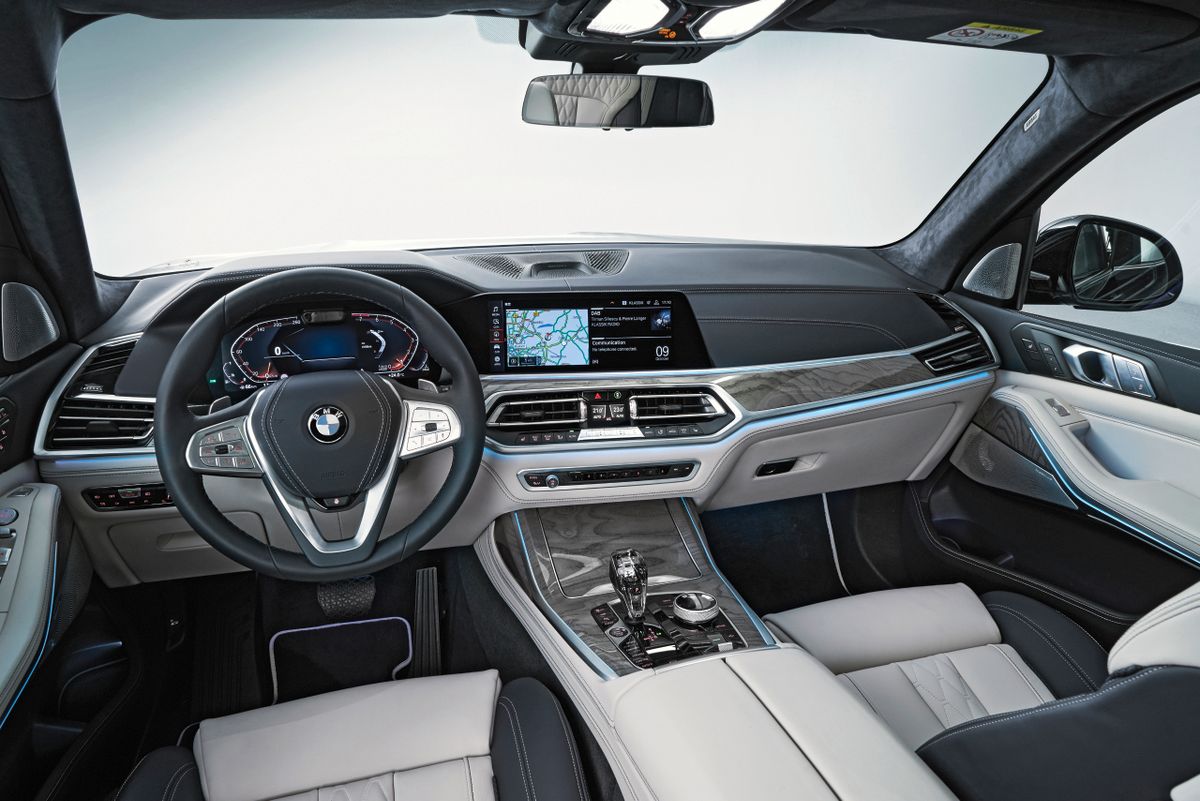 BMW X7 2018. Siéges avants. VUS 5-portes, 1 génération
