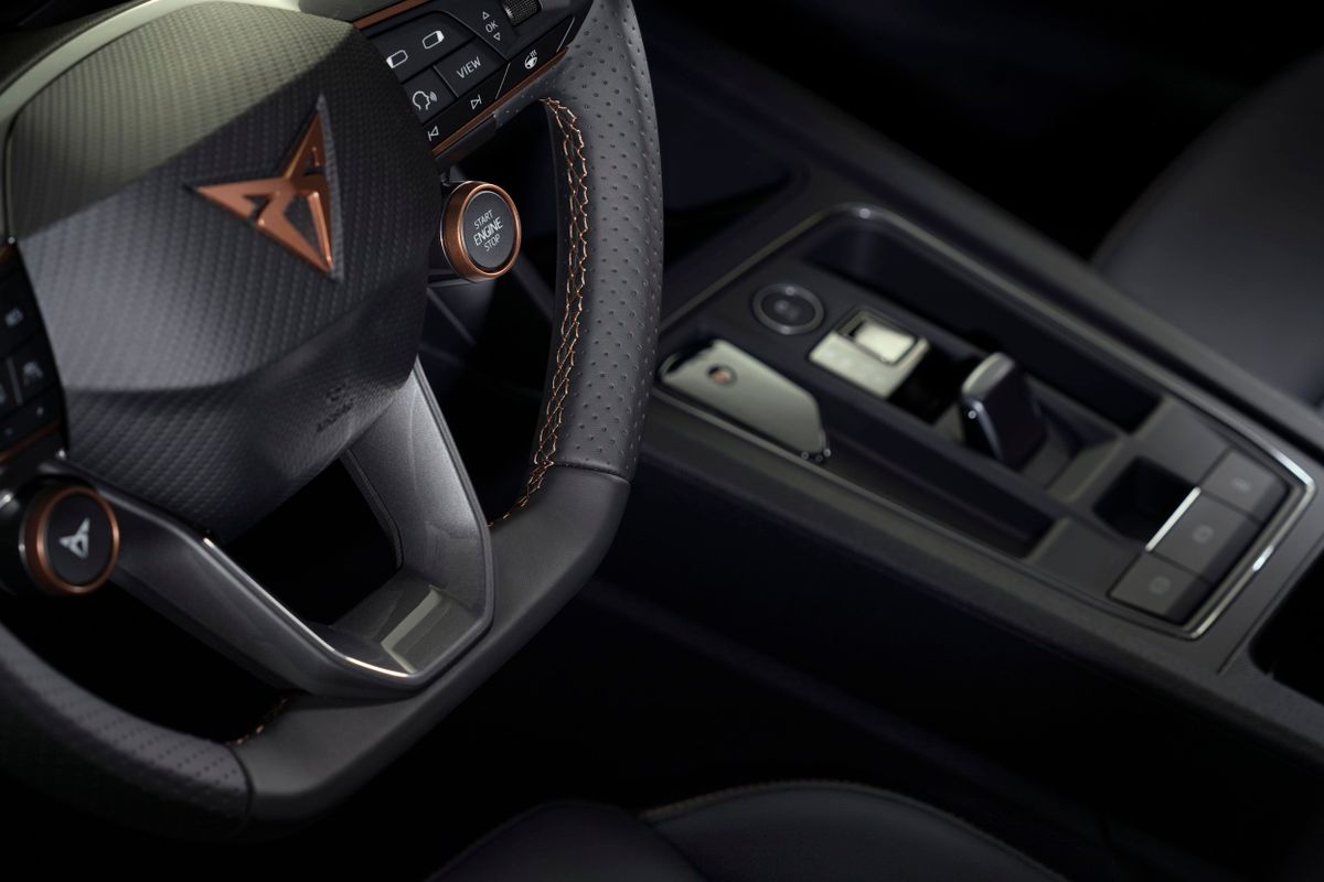 Cupra Leon 2020. Steering wheel. Estate 5-door, 1 generation