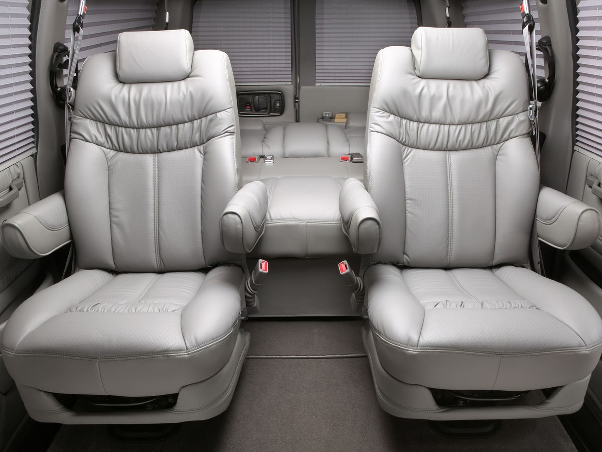 GMC Savana 2003. Rear seats. Minivan, 2 generation