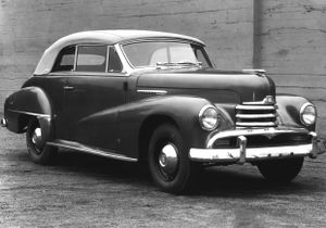 אופל קאפיטאן 1951. מרכב, צורה. קבריולט, 1 דור, שדרוג