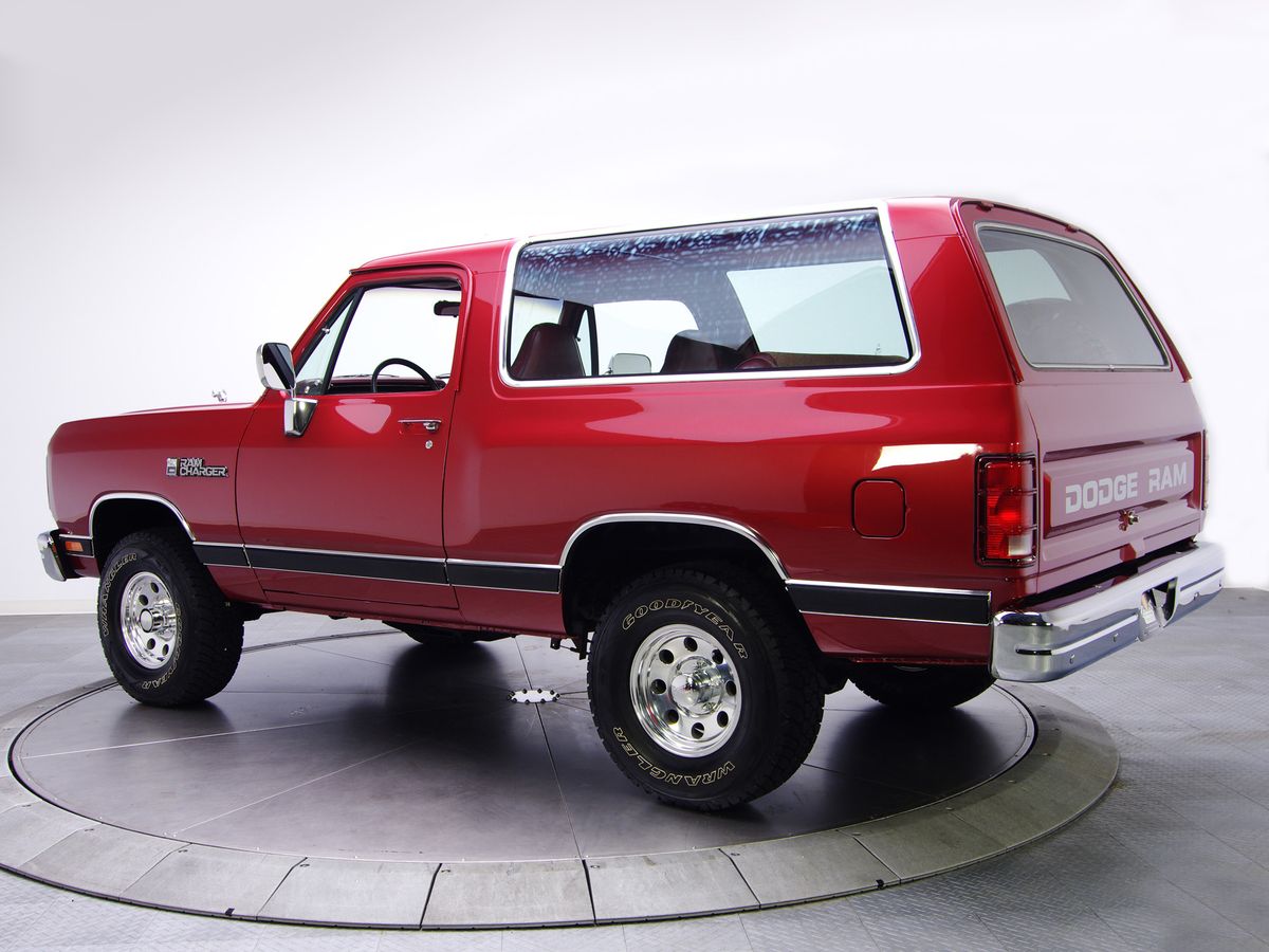 Dodge Ramcharger 1981. Bodywork, Exterior. SUV 3-doors, 2 generation