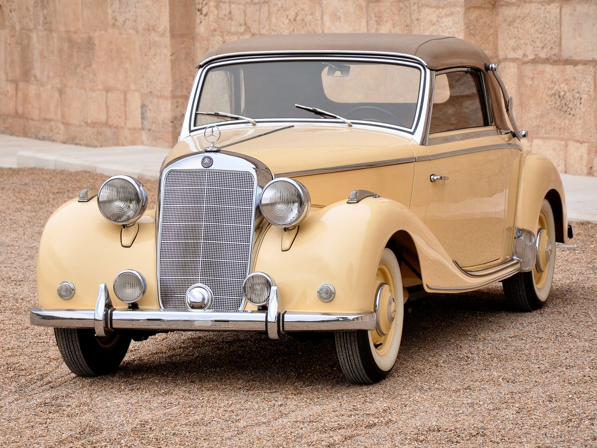 Mercedes-Benz W191 1949. Carrosserie, extérieur. Cabriolet, 1 génération