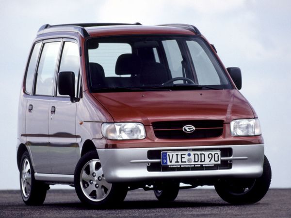 Daihatsu Move 1998. Carrosserie, extérieur. Monospace compact, 2 génération