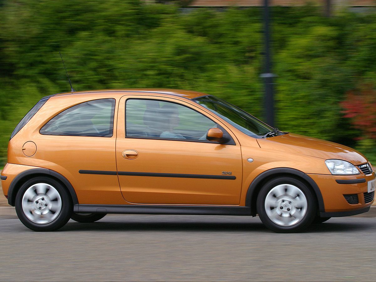 Vauxhall Corsa 2003. Carrosserie, extérieur. Mini 3-portes, 3 génération, restyling