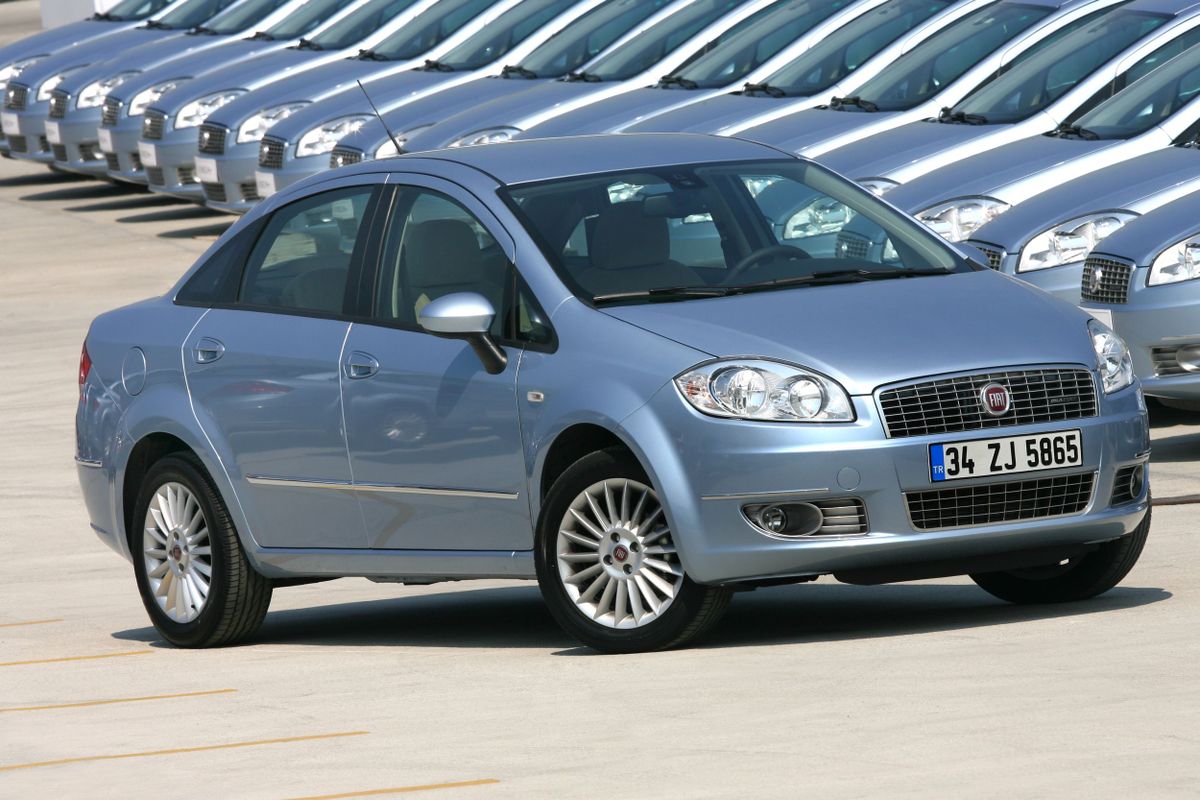 Fiat Linea 2007. Carrosserie, extérieur. Berline, 1 génération