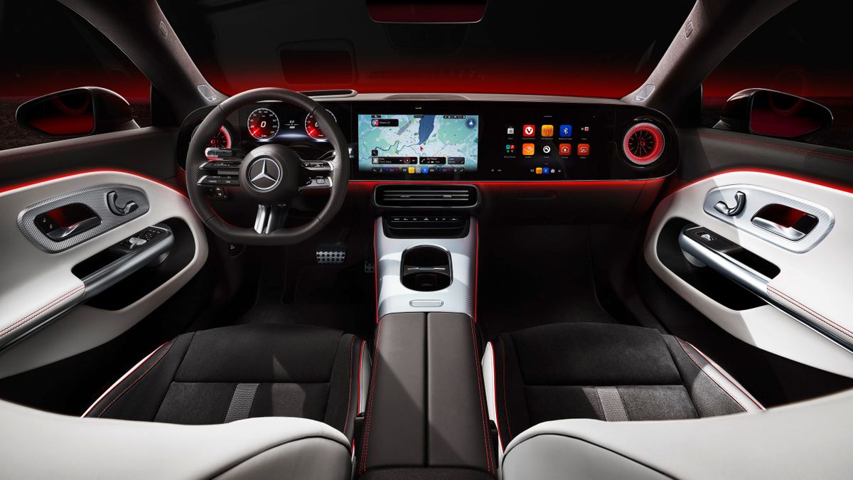 Mercedes CLA 2025. Передние сидения. Седан, 3 поколение