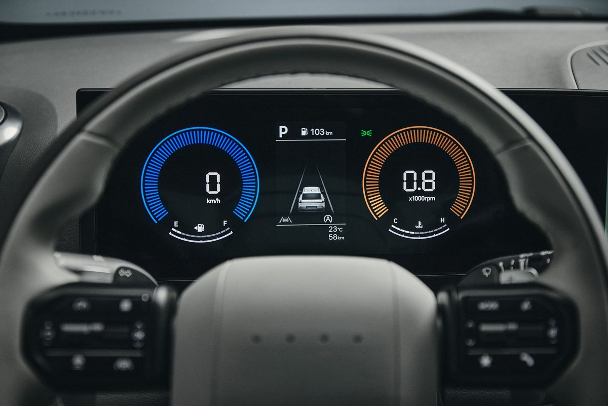 Hyundai i20. Панель приборов.