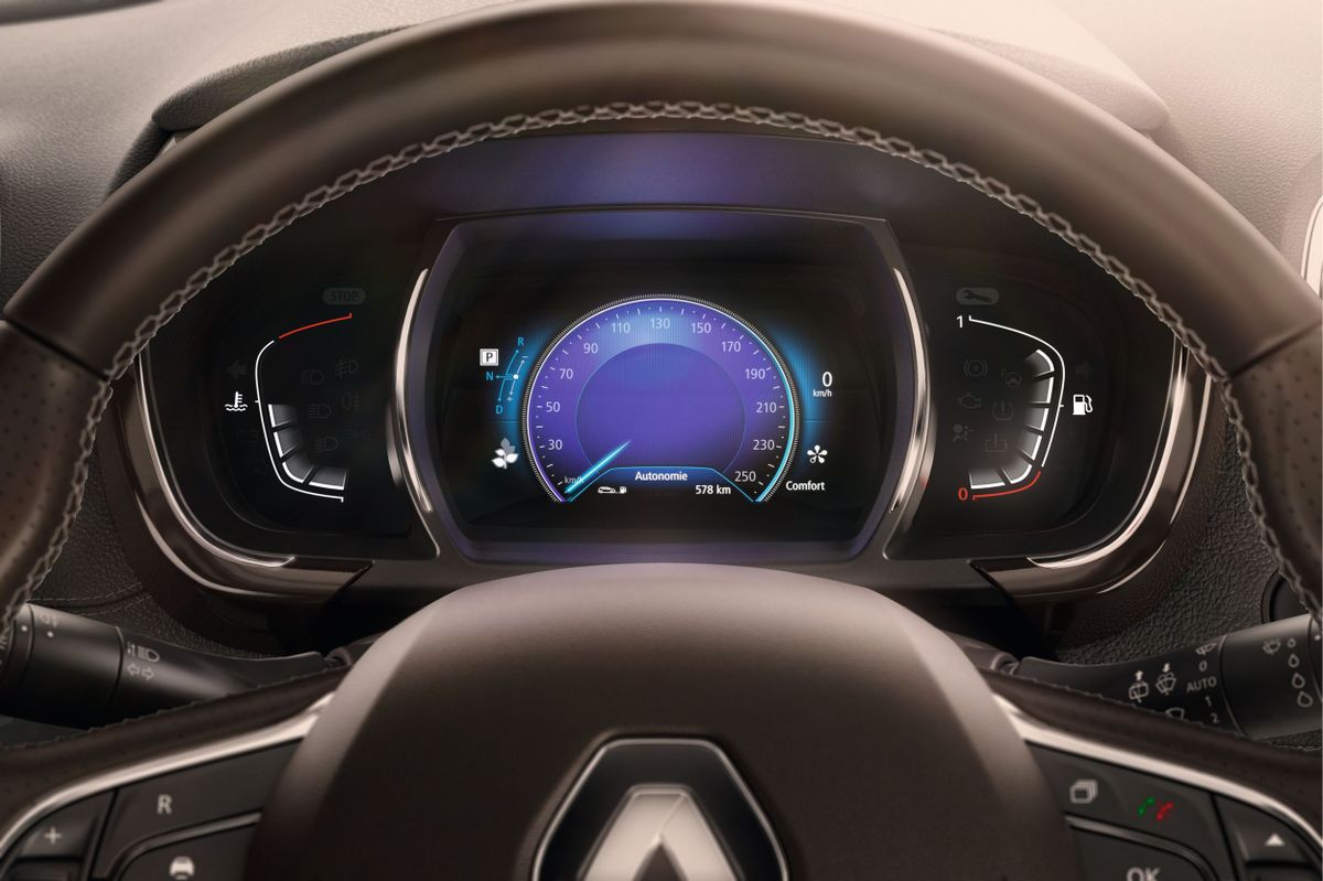 Renault Espace 2015. Dashboard. Minivan, 5 generation