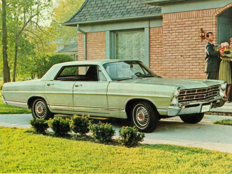 Ford Galaxie 1965. Carrosserie, extérieur. Berline sans pilier central, 3 génération