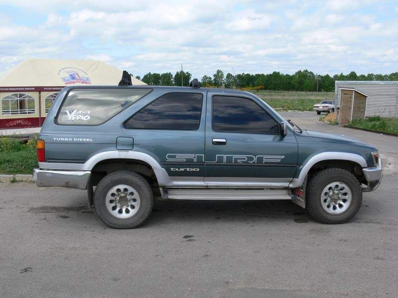Тойота Хайлюкс Сурф 1991. Кузов, экстерьер. Внедорожник 3 дв., 2 поколение, рестайлинг