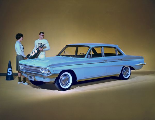 Oldsmobile F-85 1962. Carrosserie, extérieur. Berline, 1 génération, restyling 1