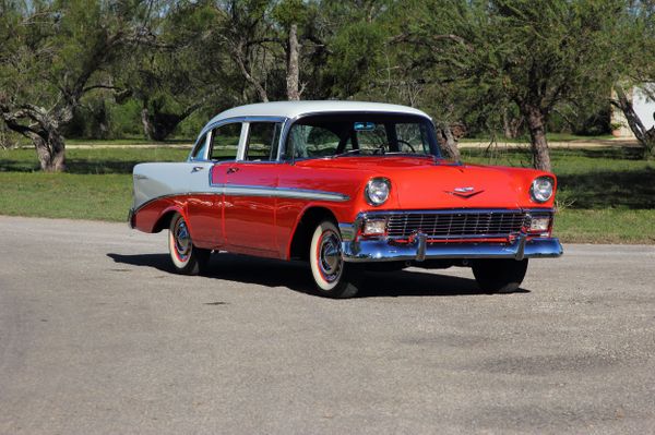 Chevrolet Bel Air 1955. Carrosserie, extérieur. Berline, 2 génération