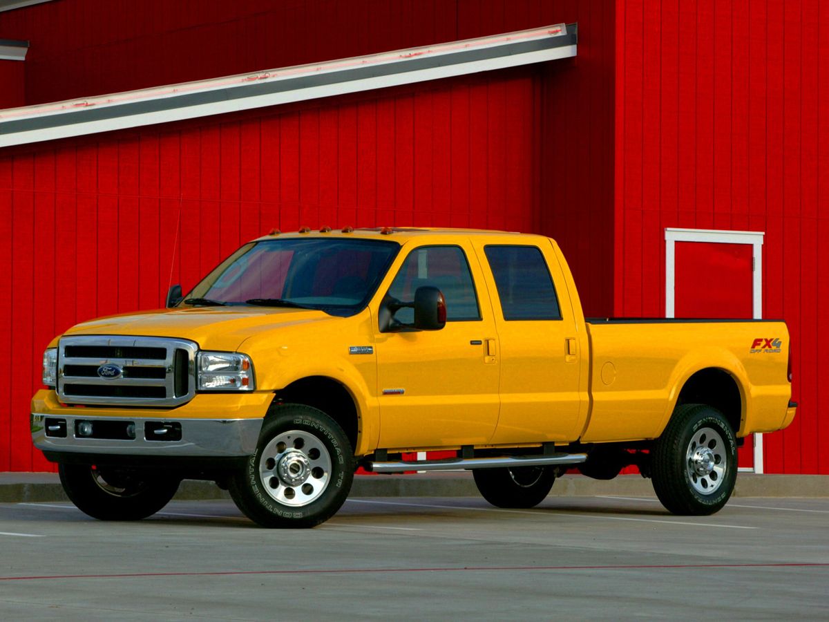 Ford F-350 2005. Bodywork, Exterior. Pickup double-cab, 1 generation, restyling