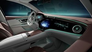 Мерседес EQE SUV 2022. Панель приборов. Внедорожник 5 дв., 1 поколение