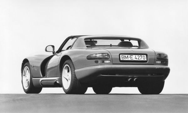 Chrysler Viper 1992. Carrosserie, extérieur. Cabriolet, 1 génération
