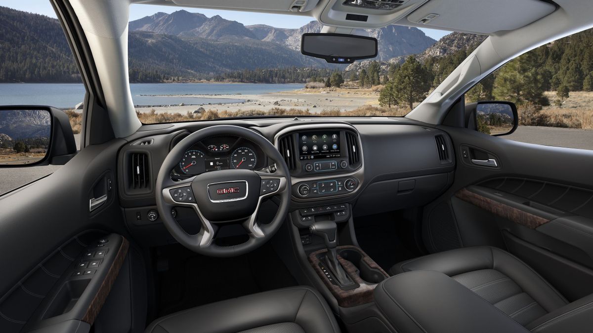 GMC Canyon 2020. Front seats. Pickup double-cab, 2 generation, restyling