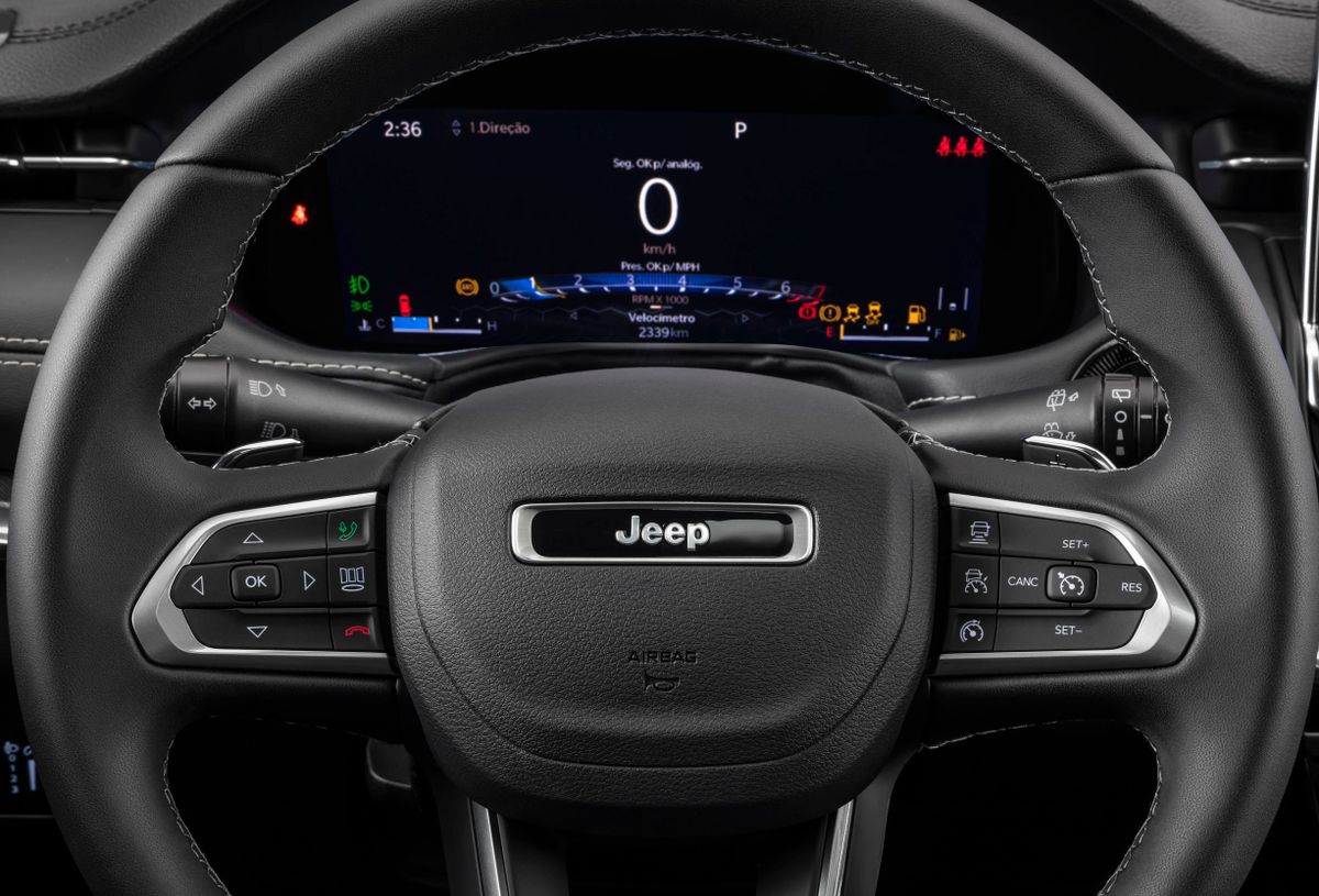 Jeep Compass 2021. Tableau de bord. VUS 5-portes, 2 génération, restyling