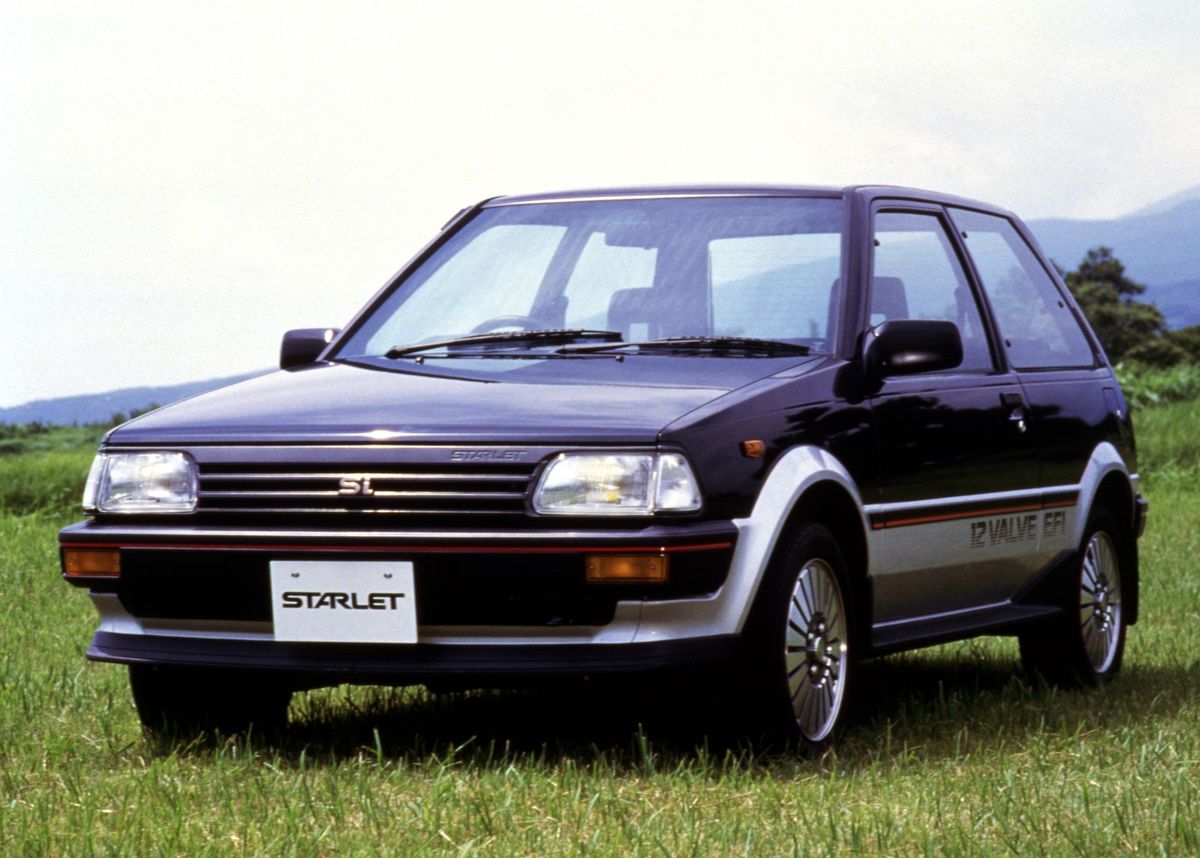 Toyota Starlet 1984. Carrosserie, extérieur. Mini 3-portes, 3 génération