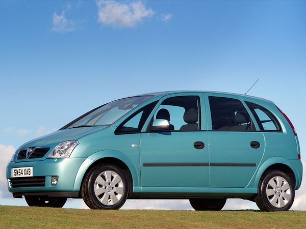 ווקסהול מריבה 2003. מרכב, צורה. קומפקט וואן, 1 דור