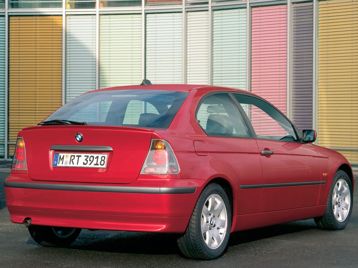 БМВ 3 серия 2001. Кузов, экстерьер. Хэтчбек 3 дв., 4 поколение, рестайлинг