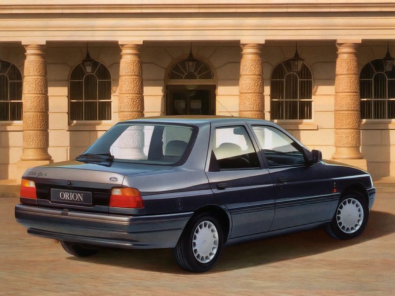 Форд Орион 1990. Кузов, экстерьер. Седан, 3 поколение