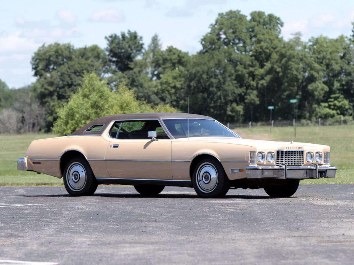 Ford Thunderbird 1972. Carrosserie, extérieur. Coupé sans montants, 6 génération