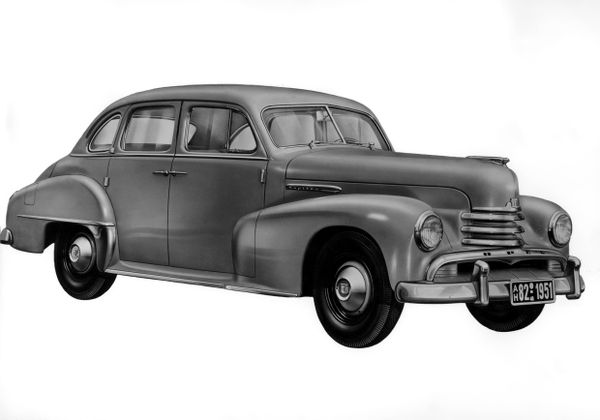 Opel Kapitan 1951. Bodywork, Exterior. Sedan, 1 generation, restyling